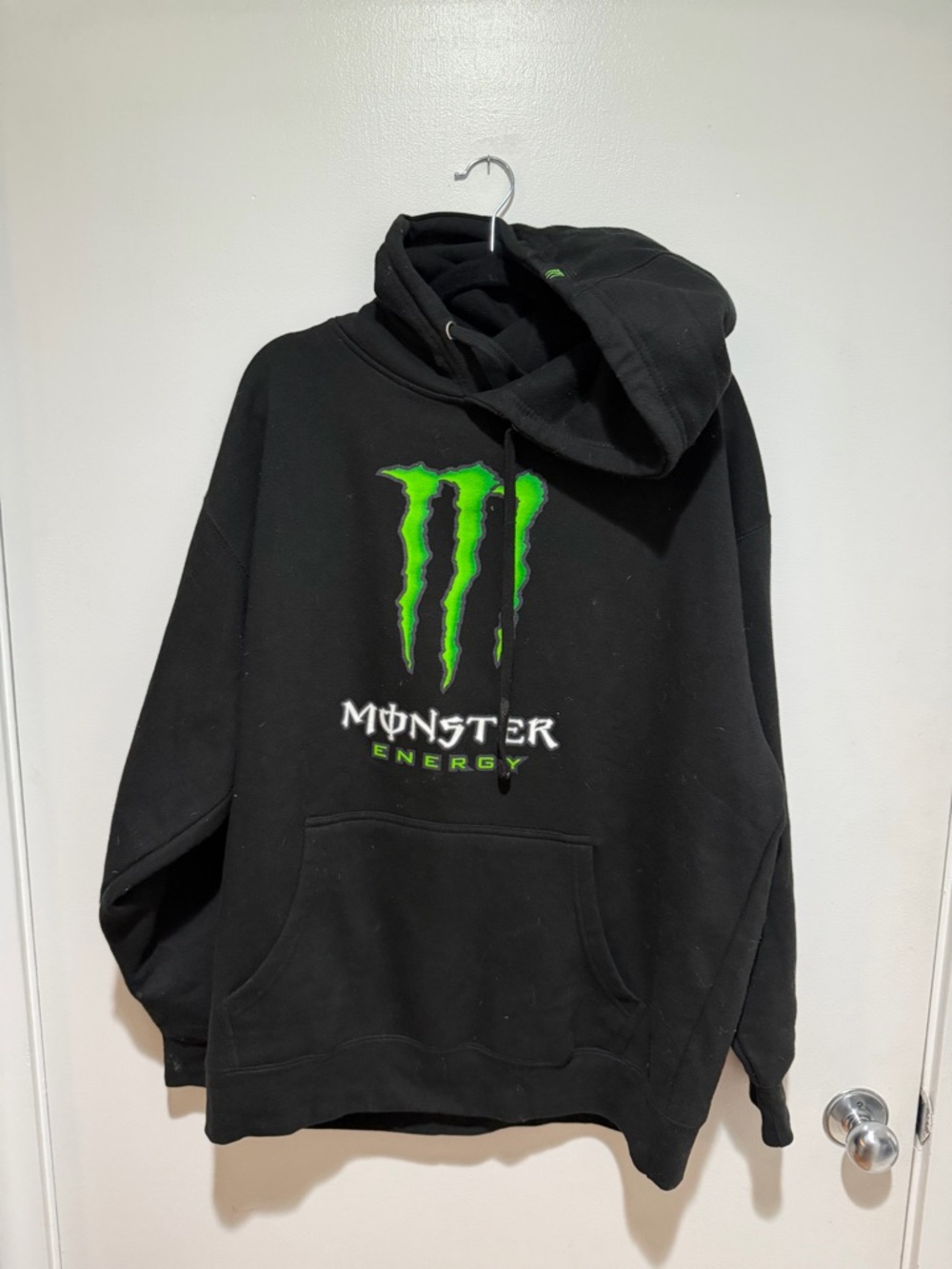 Monster energy black hoodie XL